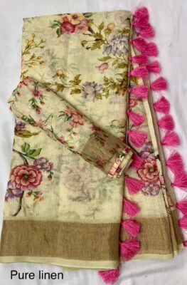 Exclusive Collection Of Linen Sarees (43)