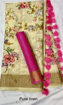 Exclusive Collection Of Linen Sarees (49)
