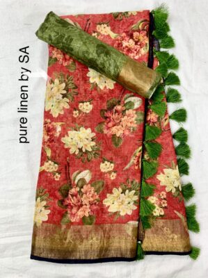 Exclusive Collection Of Linen Sarees (7)
