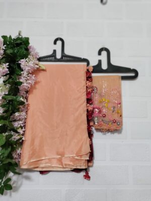 Exclusive Pure Chinnon Sarees With Blouse (17)