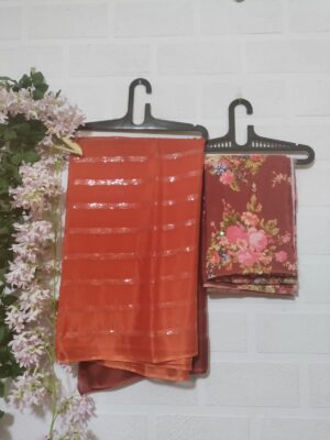 Exclusive Pure Chinnon Sarees With Blouse (30)