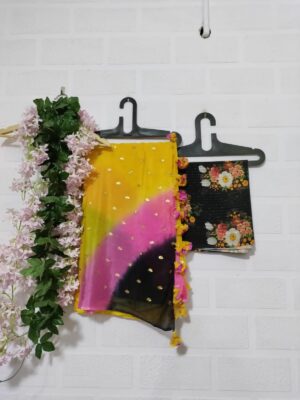 Exclusive Pure Chinnon Sarees With Blouse (39)