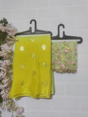 Exclusive Pure Chinnon Sarees With Blouse (44)