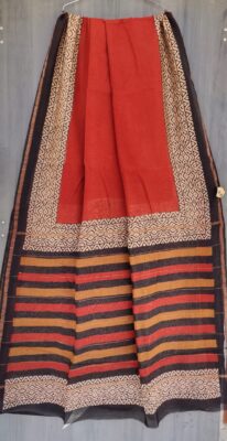 Latest Chanderi Silk Sarees With Blouse (19)