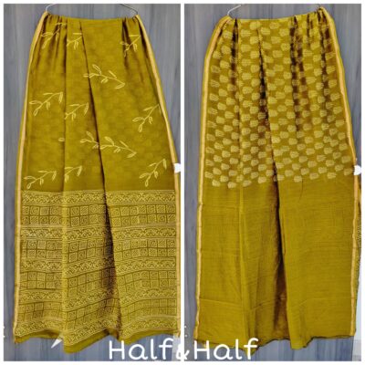 Latest Chanderi Silk Sarees With Blouse (20)