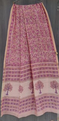 Latest Chanderi Silk Sarees With Blouse (22)