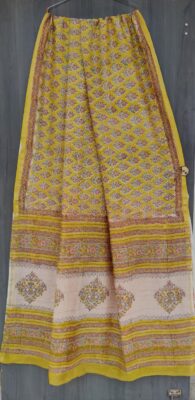 Latest Chanderi Silk Sarees With Blouse (26)