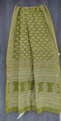 Latest Chanderi Silk Sarees With Blouse (3)