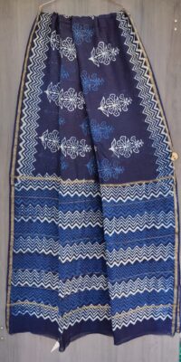 Latest Chanderi Silk Sarees With Blouse (30)