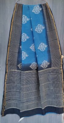 Latest Chanderi Silk Sarees With Blouse (35)