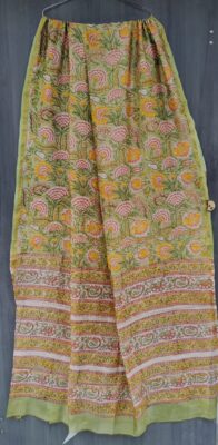 Latest Chanderi Silk Sarees With Blouse (47)