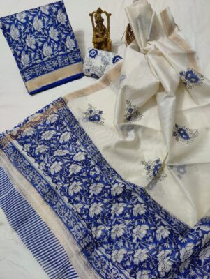 Latest Maheshwari Silk Dress Materials (60)