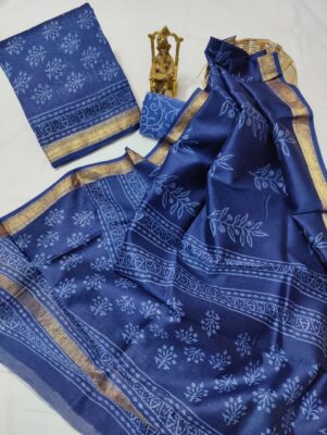 Latest Maheshwari Silk Dress Materials (78)