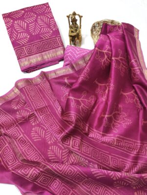 Latest Maheshwari Silk Dress Materials (87)