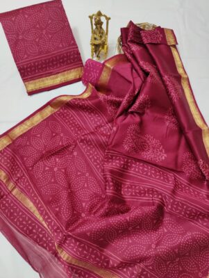 Latest Maheshwari Silk Dress Materials (88)