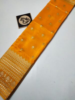 Latest Munga Silk Fabric With Border (12)