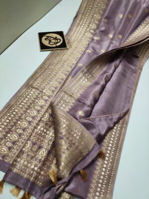 Latest Munga Silk Fabric With Border (18)