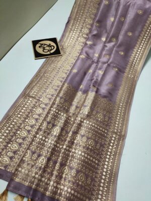 Latest Munga Silk Fabric With Border (19)