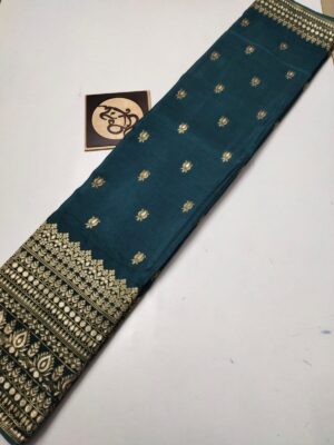 Latest Munga Silk Fabric With Border (21)