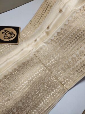 Latest Munga Silk Fabric With Border (26)