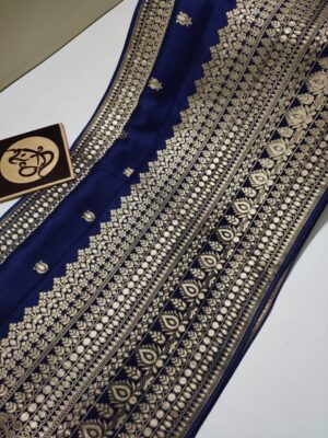 Latest Munga Silk Fabric With Border (32)