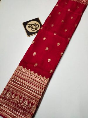 Latest Munga Silk Fabric With Border (4)