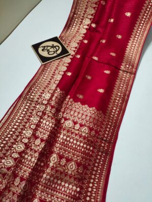 Latest Munga Silk Fabric With Border (6)