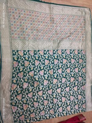 Pure Georgette Hand Paint Sarees (14)