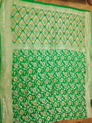 Pure Georgette Hand Paint Sarees (5)