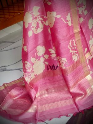 Pure Munga Tussar Silk With Digital Print (5)
