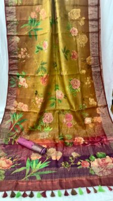 Pure Printed Tussar Sarees With Silkmark (23)