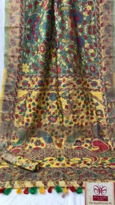 Pure Printed Tussar Sarees With Silkmark (26)