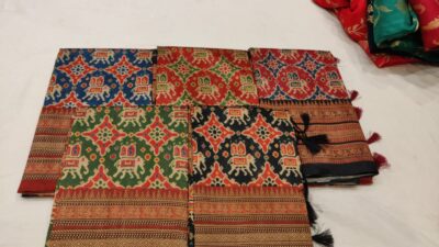 Tussar Silk Kalamkari Printed Sarees (13)