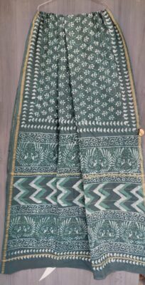 Beautiful Chanderi Silk Printed Sarees (10)
