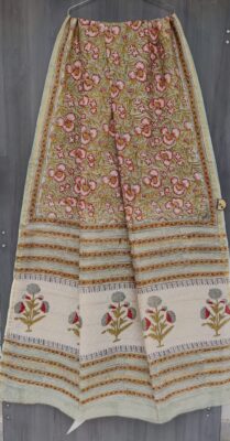 Beautiful Chanderi Silk Printed Sarees (15)