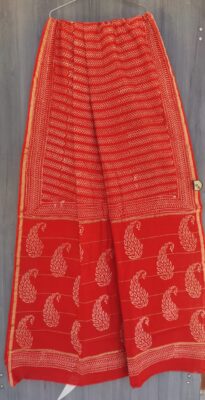 Beautiful Chanderi Silk Printed Sarees (3)
