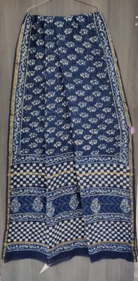 Beautiful Chanderi Silk Printed Sarees (5)