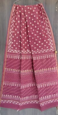Beautiful Chanderi Silk Printed Sarees (7)