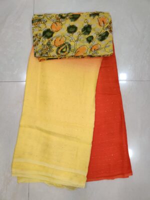 Beautiful Shaded Georgette Sarees With Blouse (3)