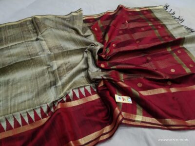 Handloom Raw Silk Temple Sarees (6)