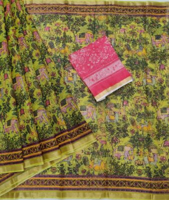 Pure Kota Silk Sarees With Unique Prints (13)