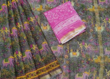 Pure Kota Silk Sarees With Unique Prints (2)