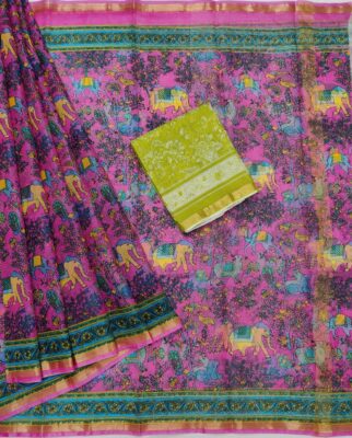Pure Kota Silk Sarees With Unique Prints (3)