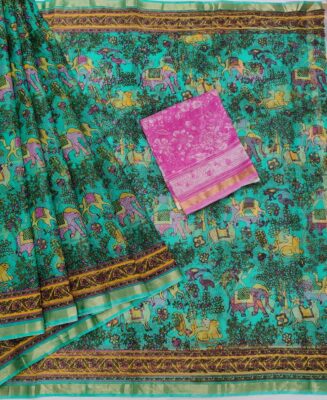 Pure Kota Silk Sarees With Unique Prints (4)