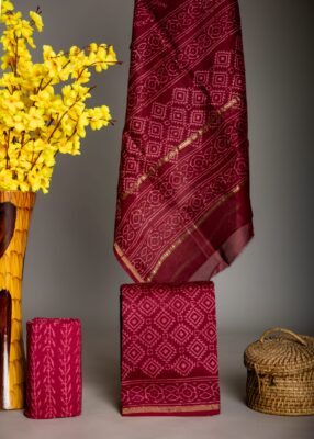 Beautiful Chanderi Dress Materials Online (23)