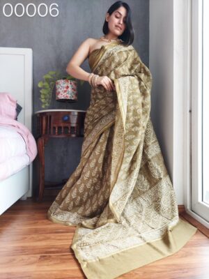Beautiful Collection Chanderi Silk Sarees (19)