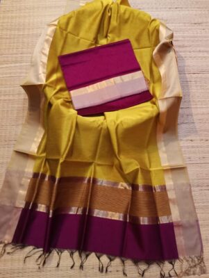Maheshwari Handloom Resham Border Dresses (2)