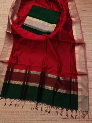 Maheshwari Handloom Resham Border Dresses (9)