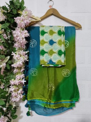 Pure Chinnon Sarees With Sequence (16)