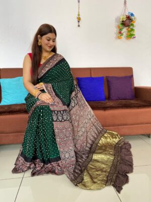 Pure Modal Silk Sarees With Blouse (3)